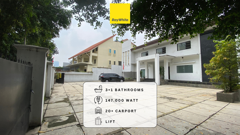 Dijual Cepat! Gedung Kantor Siap Pakai di Jl Wijaya, Kebayoran Baru 