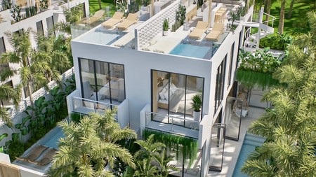 For Sale Leasehold - Brand new modern exclusive estate ideal retreat for residents and investors with good ROI  in the heart of Umalas - Bali