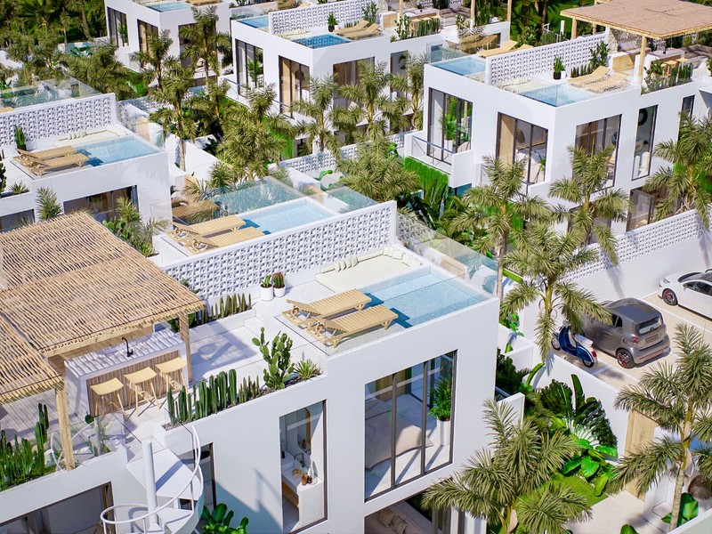 For Sale Leasehold - Brand new modern exclusive estate ideal retreat for residents and investors with good ROI  in the heart of Umalas - Bali