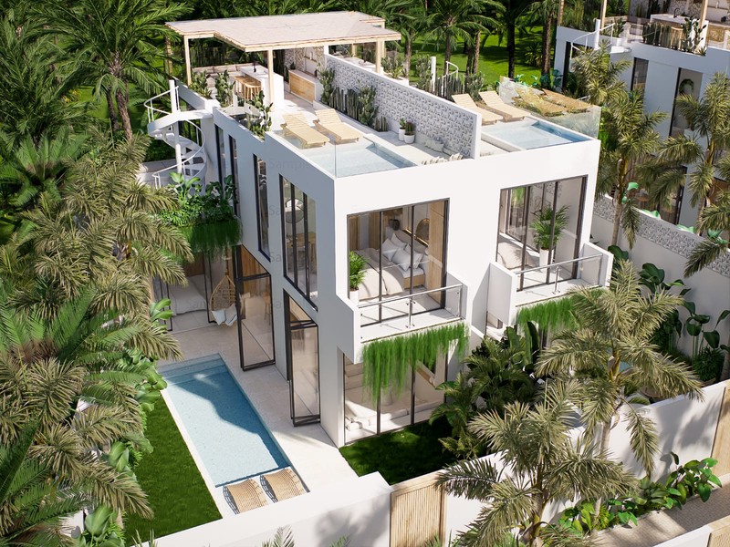 For Sale Leasehold - Brand new modern exclusive estate ideal retreat for residents and investors with good ROI  in the heart of Umalas - Bali