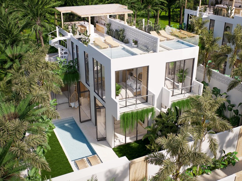 For Sale Leasehold - Brand new modern exclusive estate ideal retreat for residents and investors with good ROI in the heart of Umalas - Bali