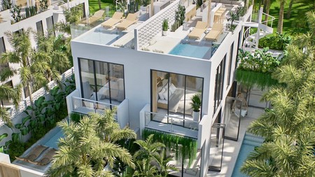 For Sale Leasehold - Brand new modern exclusive estate ideal retreat for residents and investors with good ROI in the heart of Umalas - Bali