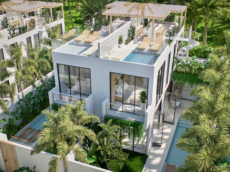 For Sale Leasehold - Brand new modern exclusive estate ideal retreat for residents and investors with good ROI in the heart of Umalas - Bali