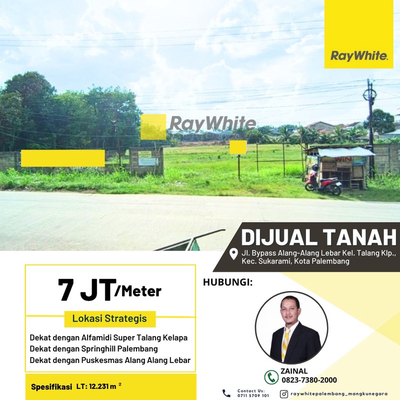 DIJUAL TANAH KERAS LOKASI EKSCLUSIF PERGUDANGAN INDUSTRI KOTA PALEMBANG