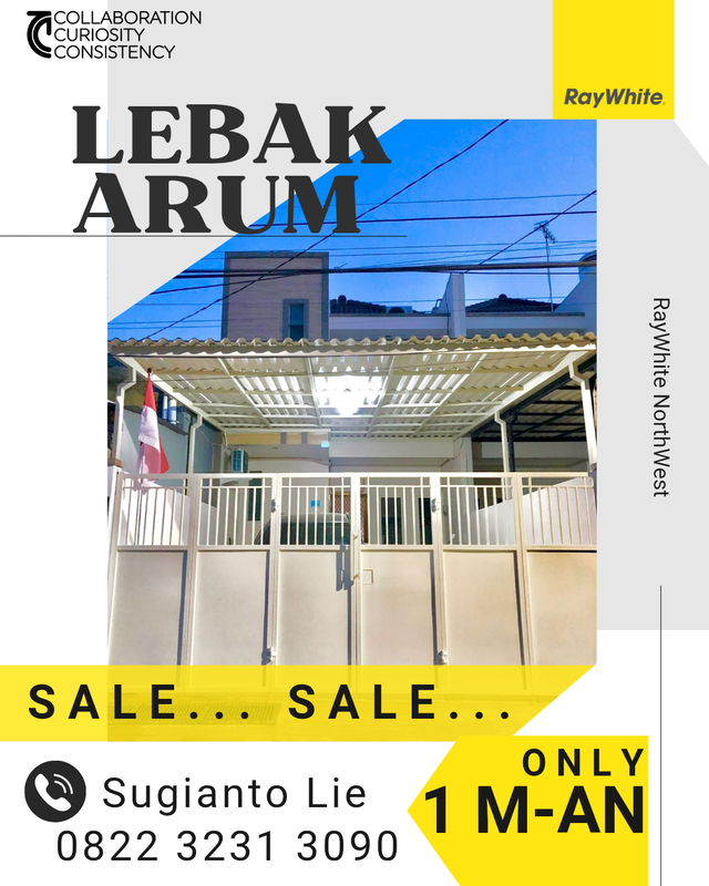 DIJUAL RUMAH LEBAK ARUM - 2 Lantai, SURABAYA TIMUR