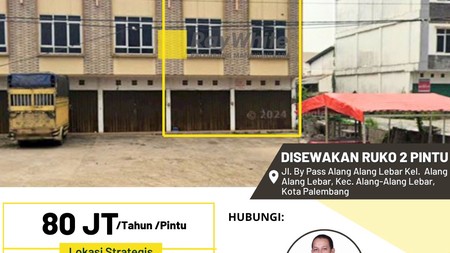 DISEWAKAN RUKO GANDENG 2 