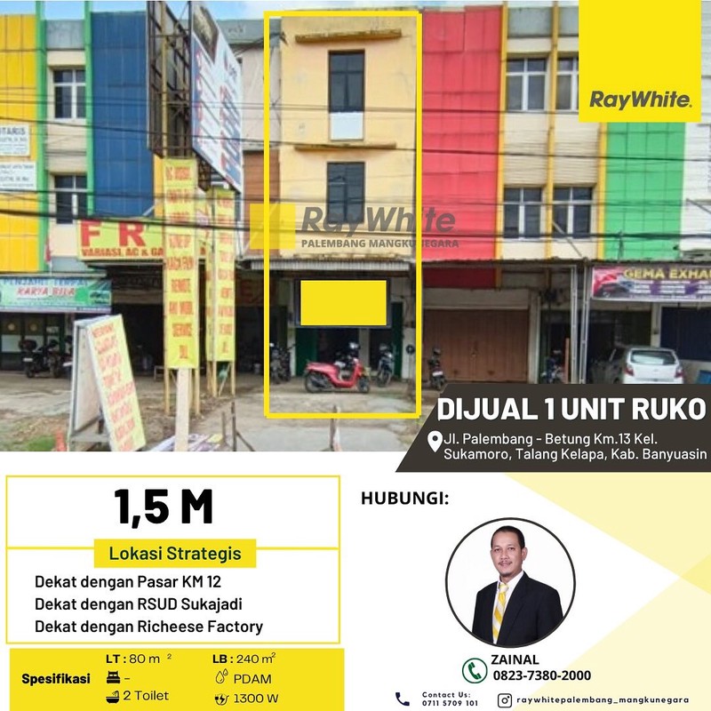 DIJUAL RUKO 1 PINTU SIAP PAKAI