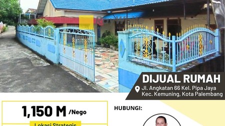 DIJUAL RUMAH TENGAH KOTA DEKAT FASILITAS PUBLIK