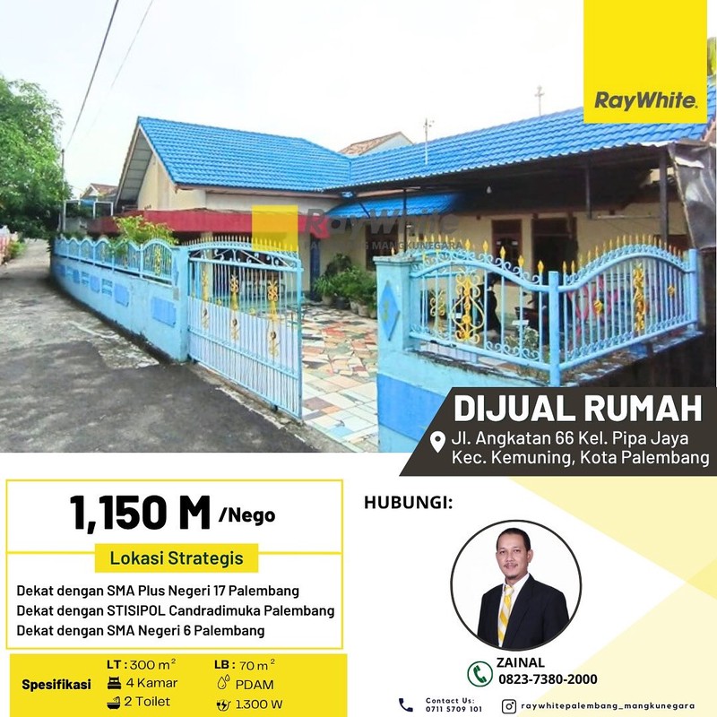 DIJUAL RUMAH TENGAH KOTA DEKAT FASILITAS PUBLIK