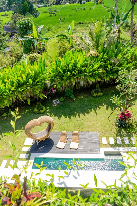 Freehold - Ubud Hideaway Rooftop Garden Villa with Stunning Mount Agung Views, Bali