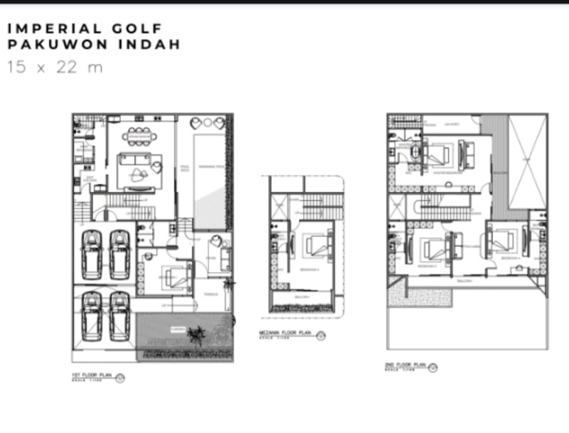 Dijual rumah mewah modern baru Imperial golf pakuwon indah
