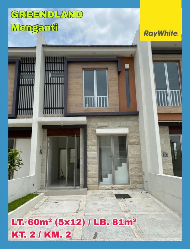 Dijual Rumah Baru 950 Jutaan di Greenland Menganti Gresik
