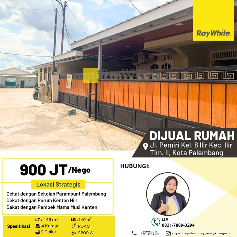 rumah jual palembang kota 