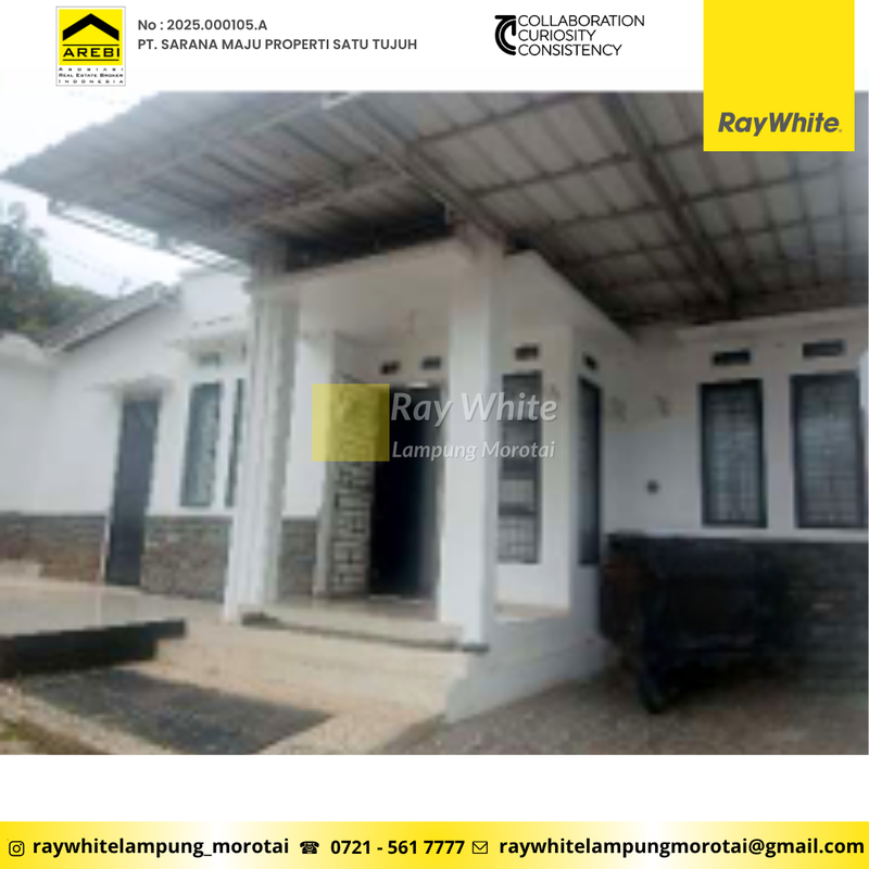 Dijual Rumah Murah Way Kandis luas 180m2