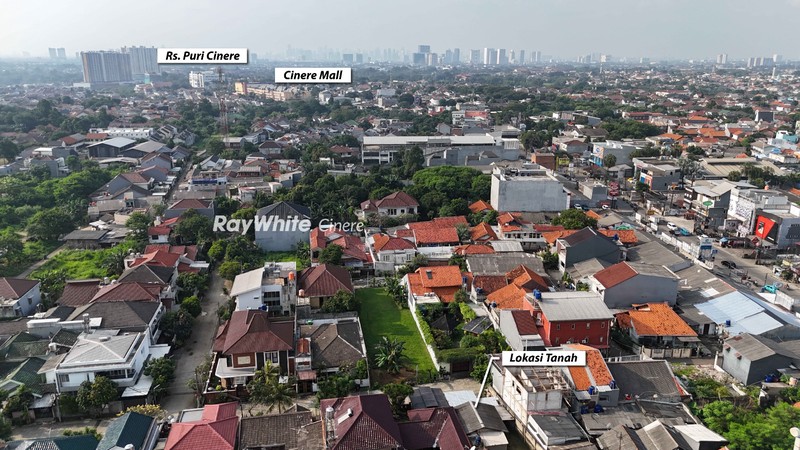 Rumah murah hitung tanah di Mega Cinere