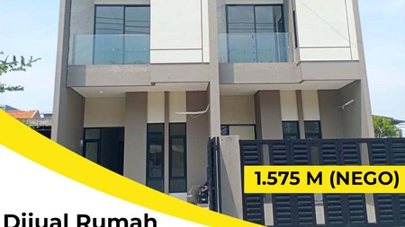 Dijual Rumah Baru Tenggilis Mejoyo Selatan Surabaya Timur - Siap Huni  