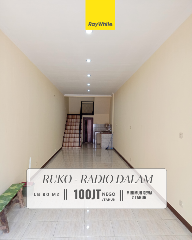 Disewakan Murah! Ruko di Radio Dalam, Jakarta Selatan - Lokasi Strategis Cocok untuk Coffee Shop