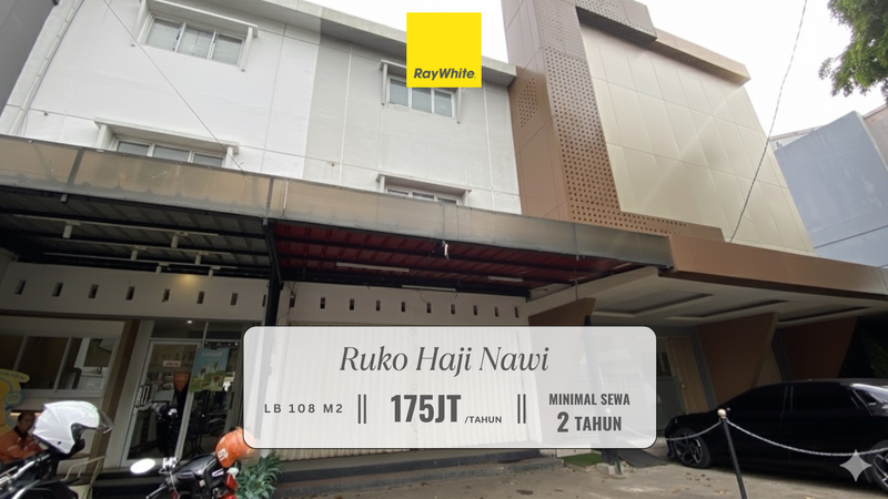 Disewakan Murah! Ruko di H. Nawi, Jakarta Selatan - Lokasi Dekat MRT Cocok untuk Tempat Usaha