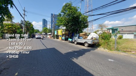 Tanah dijual di area pusat CBD surabaya barat, tepat Nol Plan JLDB