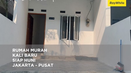 Rumah Kali Baru Murah Siap Huni 2 Lantai 