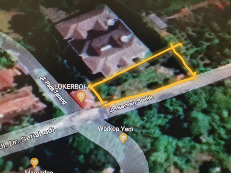 Kavling Siap Bangun Mainroad Setiabudi near Rumah Guguk