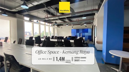 Disewakan Office Space Full Furnished Kemang Raya, Jakarta Selatan!