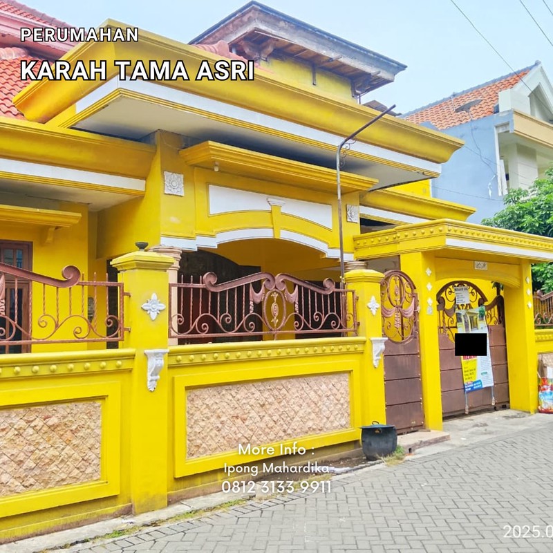 Dijual Rumah Mewah Style Classic di Karah TAMA ASRI Surabaya