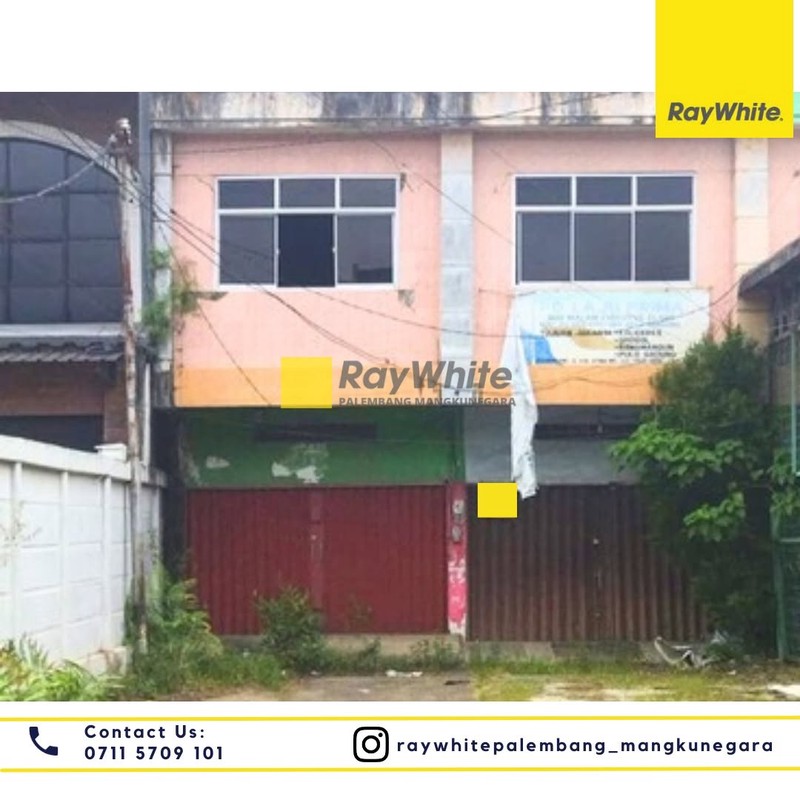 Diual Cepat Ruko 1 Pintu di Jl H Alamsyah ratu Perwiranegara Kota Palembang