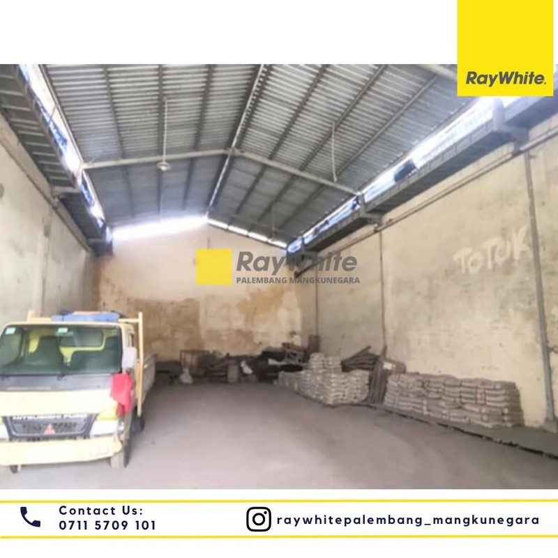 Dijual Cepat Gudang di Jl R.E Martadinata Kel 2 Ilir Kec Ilir Timur 2 Kota Palembang
