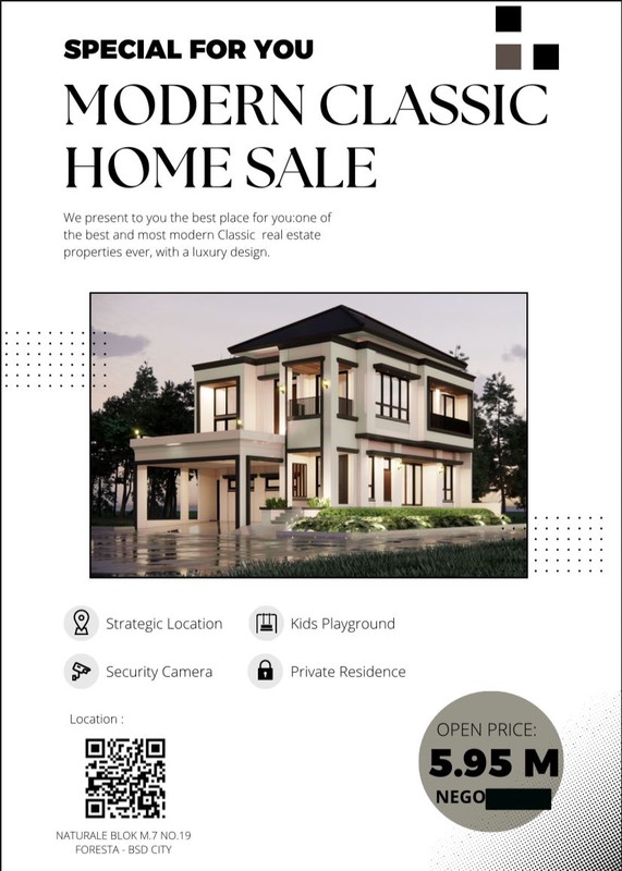 DIjual Rumah di Foresta Cluster Naturale BSD City Tangerang