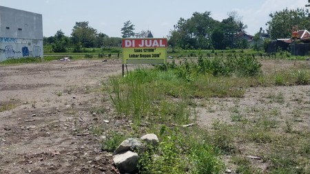 Tanah + Kios 3 Pintu Lokasi Tirtomartani Kasalan Sleman