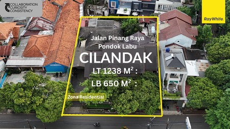 Dijual Rumah Mewah - Hitung Tanah di Pinang Raya, Pondok Labu, Cilandak