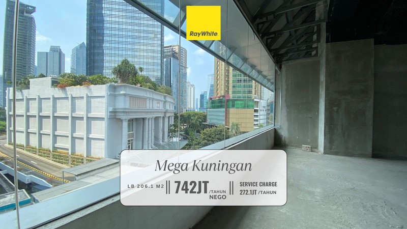 Disewakan Commercial Space City View di CBD Mega Kuningan - Cocok untuk Five Star Restaurant, Korean BBQ,  Klinik Kecantikan, Eye Clinic.