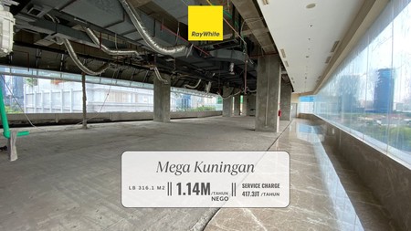 Disewakan Commercial Space Indoor+Outdoor City View di CBD Mega Kuningan - Cocok untuk Five Star Restaurant, Korean BBQ,  Klinik Kecantikan, Klinik Kesehatan, Supermarket.