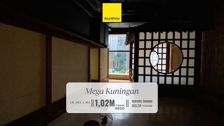 Premium Japanese Restaurant Space for Lease - CBD Mega Kuningan, Bare Unit with Built-in Japanese Interior