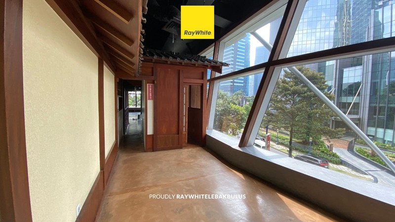 Premium Japanese Restaurant Space for Lease - CBD Mega Kuningan, Bare Unit with Built-in Japanese Interior
