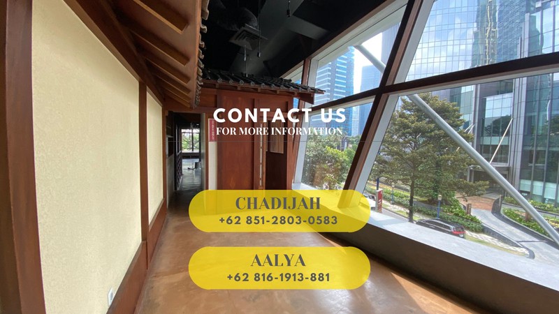 Premium Japanese Restaurant Space for Lease - CBD Mega Kuningan, Bare Unit with Built-in Japanese Interior