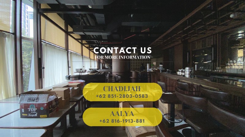 Premium Restaurant Space for Lease - CBD Mega Kuningan, Bare Price with Furnished Kitchen