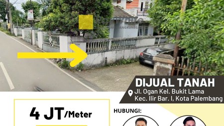 Dijual Tanah Murah di Kota Palembang