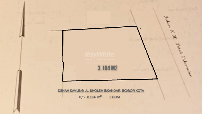 Kavling Siap Bangun Di Jl Sholeh Iskandar, Cibadak Bogor Jawa Barat