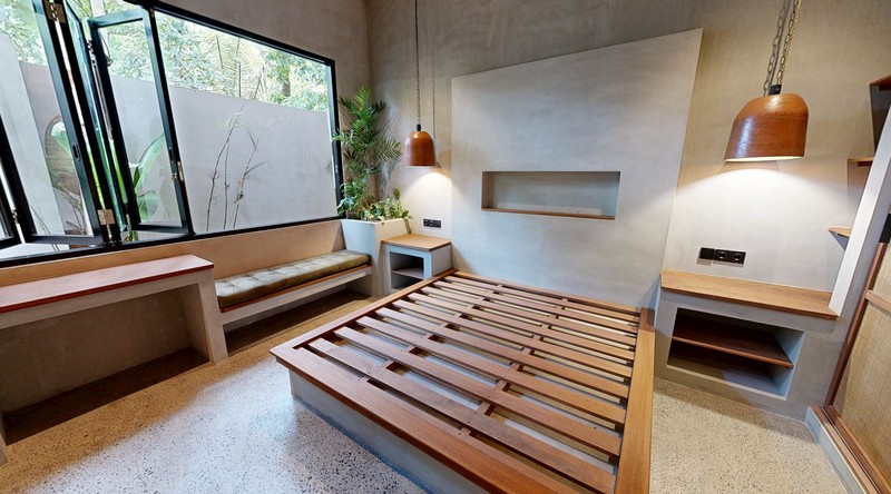 Leasehold - Elegant Riverside Villa with Unique Step-Down Design in Buwit, Bali