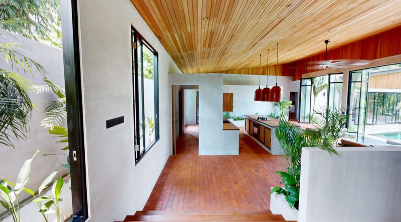 Leasehold - Elegant Riverside Villa with Unique Step-Down Design in Buwit, Bali