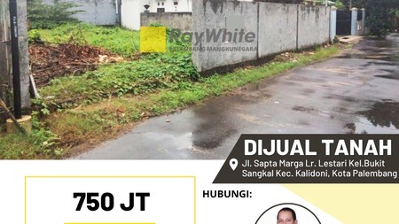 DIJUAL SEBIDANG TANAH TENGAH KOTA PALEMBANG