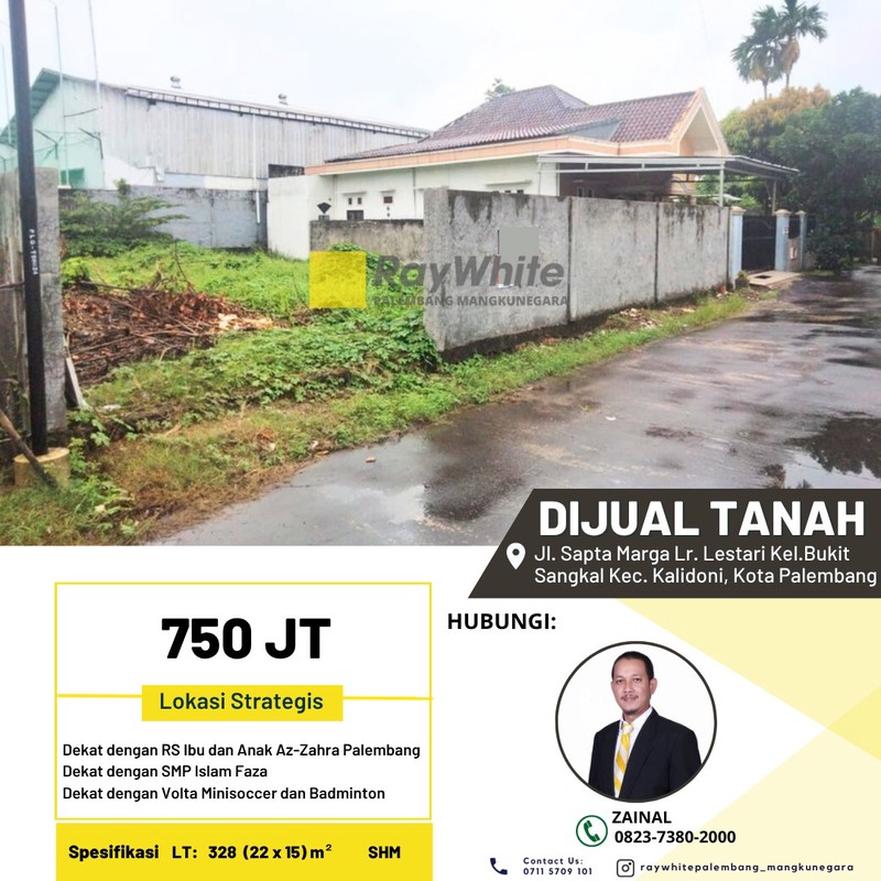 DIJUAL SEBIDANG TANAH TENGAH KOTA PALEMBANG