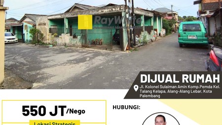 Dijual Rumah di Tengah Kota Palembang