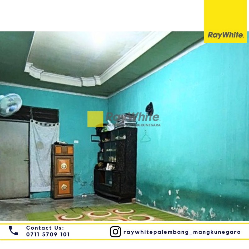 DISEWAKAN RUMAH TENGAH KOTA PALEMBANG BEBAS BANJIR