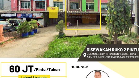 Ruko 2 Pintu di Springhill Talang Kelapa