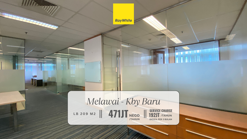 Disewakan Murah! Kantor Furnished di Melawai, Kebayoran Baru 
