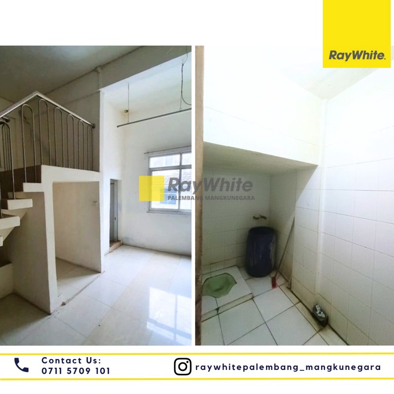 Disewakan 1 Unit Ruko di Jl. Kolonel Atmo Kel. 17 Ilir Kec. Ilir Tim. I, Kota Palembang