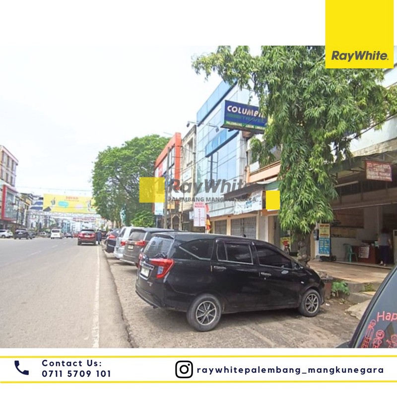 Disewakan 1 Unit Ruko di Jl. Kolonel Atmo Kel. 17 Ilir Kec. Ilir Tim. I, Kota Palembang